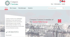 Desktop Screenshot of compasscustoms.eu