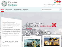Tablet Screenshot of compasscustoms.eu